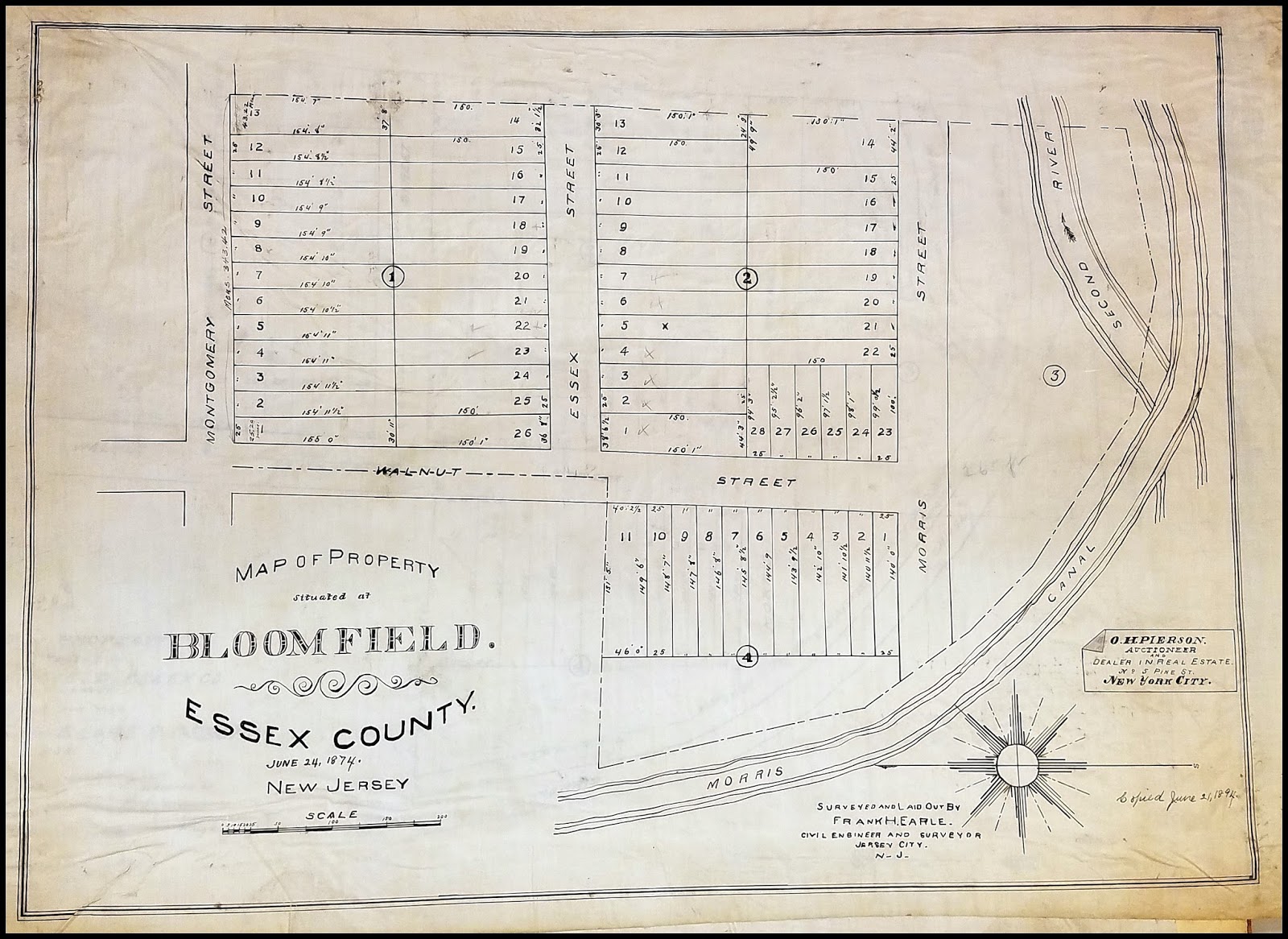 Lock 15 East View the Innumerable Bloomfield Maps