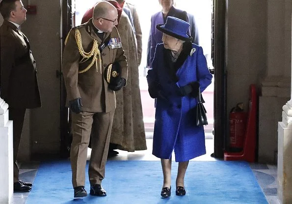 The Queen attended a service to celebrate the centenary of when King George V granted the prefix 'Royal' to the department