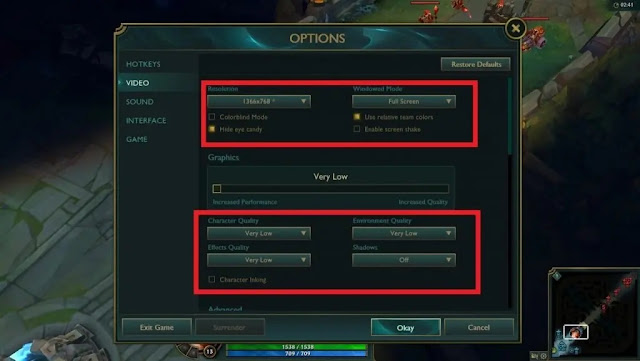 League of legends LOL için En İyi Performans ve grafik ayarları! League of legends LOL için En İyi Performans ve grafik ayarları!