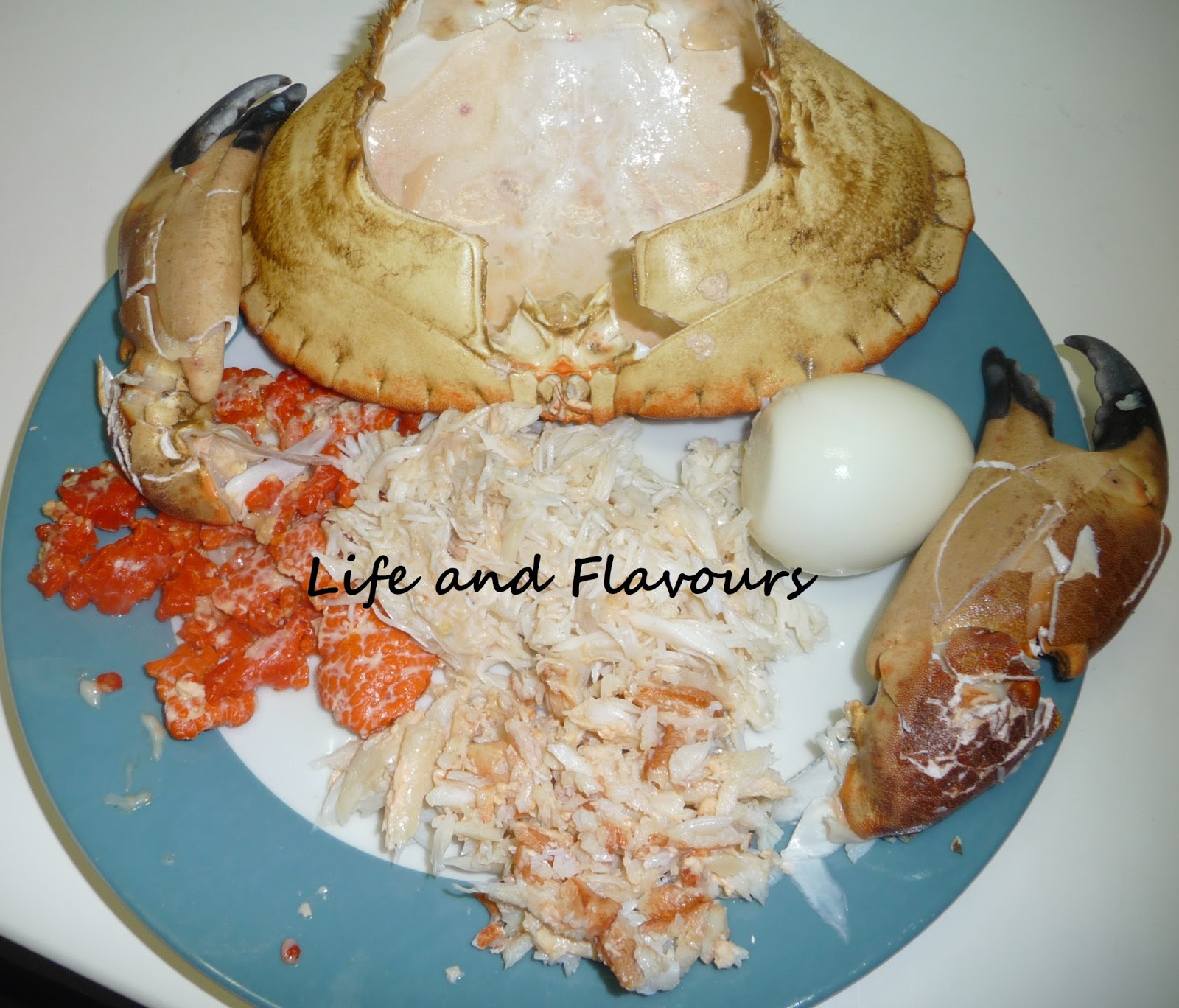 Edible parts of the Crab
