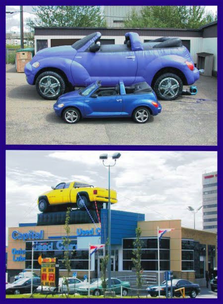 inflable de carro