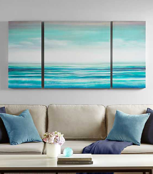 3 Piece Ocean Art Canvas