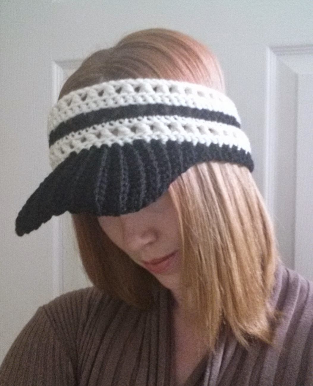 XvX Visor free crochet pattern