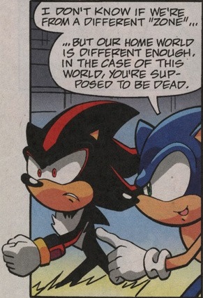 JTTium on X: The face that Shadow made in Archie Sonic Universe Issue 1  forever remembered as a great meme.  / X