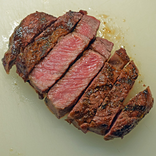 Dry aged ribeye steak