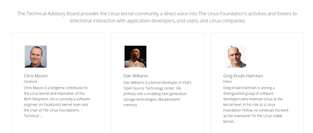 Linux Desenvolvedores principais Linux Desenvolvedores principais