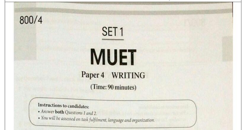 muet essay question This muet essay writing guide will guarantee that you score band 6 for the following question has been taken from the muet tuition blog,. muet essay question This muet essay writing guide will guarantee that you score band 6 for the following question has been taken from the muet tuition blog,.