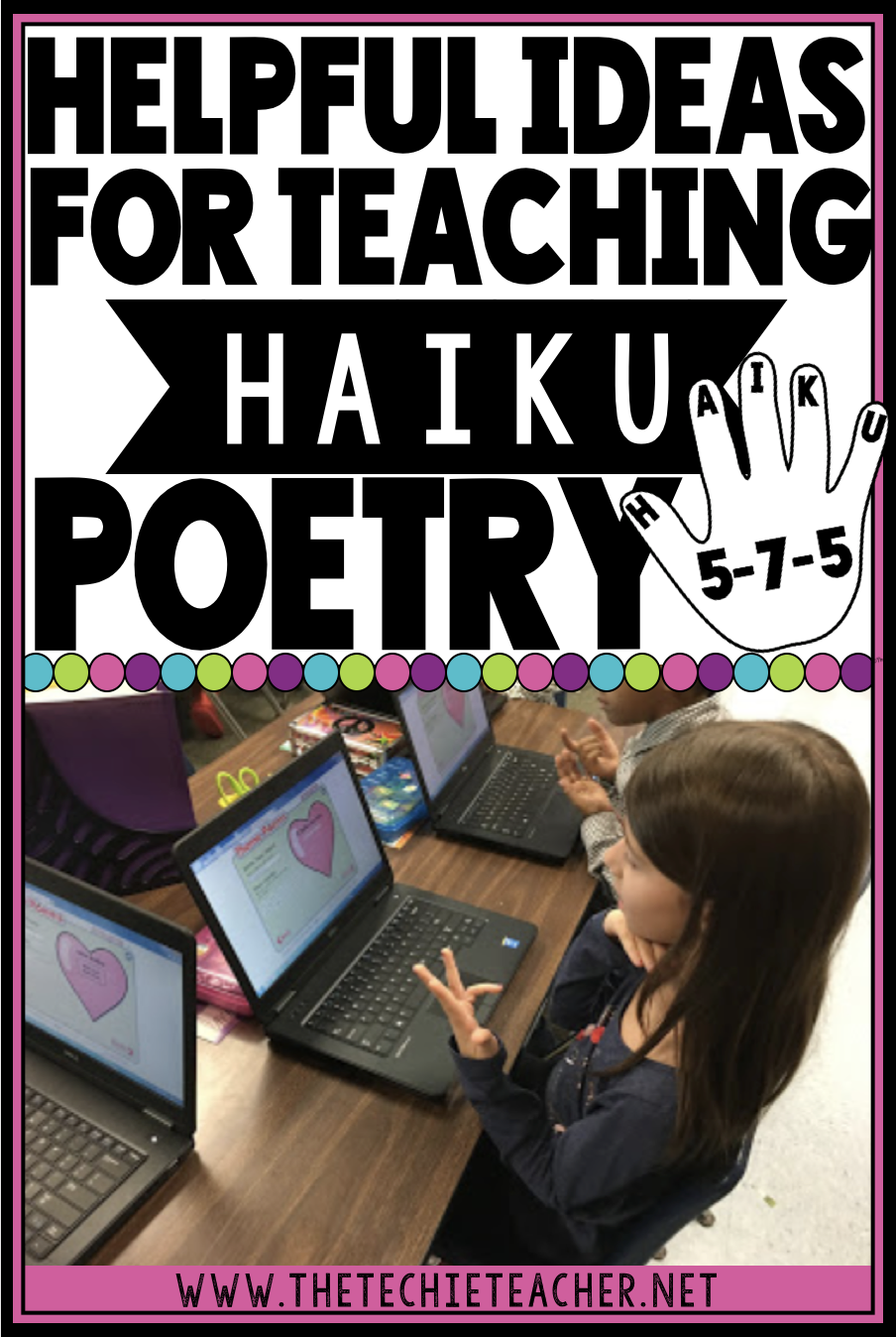 Learn about some helpful ways for teaching haiku poetry in the elementary classroom. Free visuals and writing templates can be downloaded. Technology integration ideas are also included!