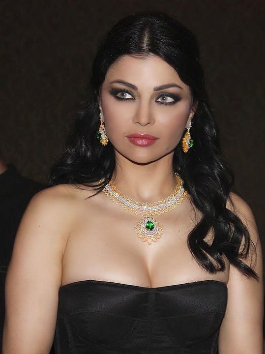 Haifa Wehbe Tits Black Boob Pics