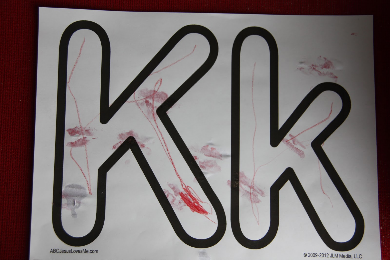 Keeping up with the Joneses: Letter of the week: Kk