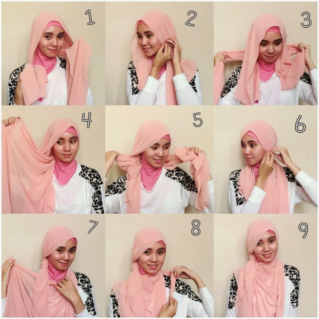 Tutorial Hijab Disertai Panduan Tulisan Tutorial Hijab Disertai Panduan Tulisan