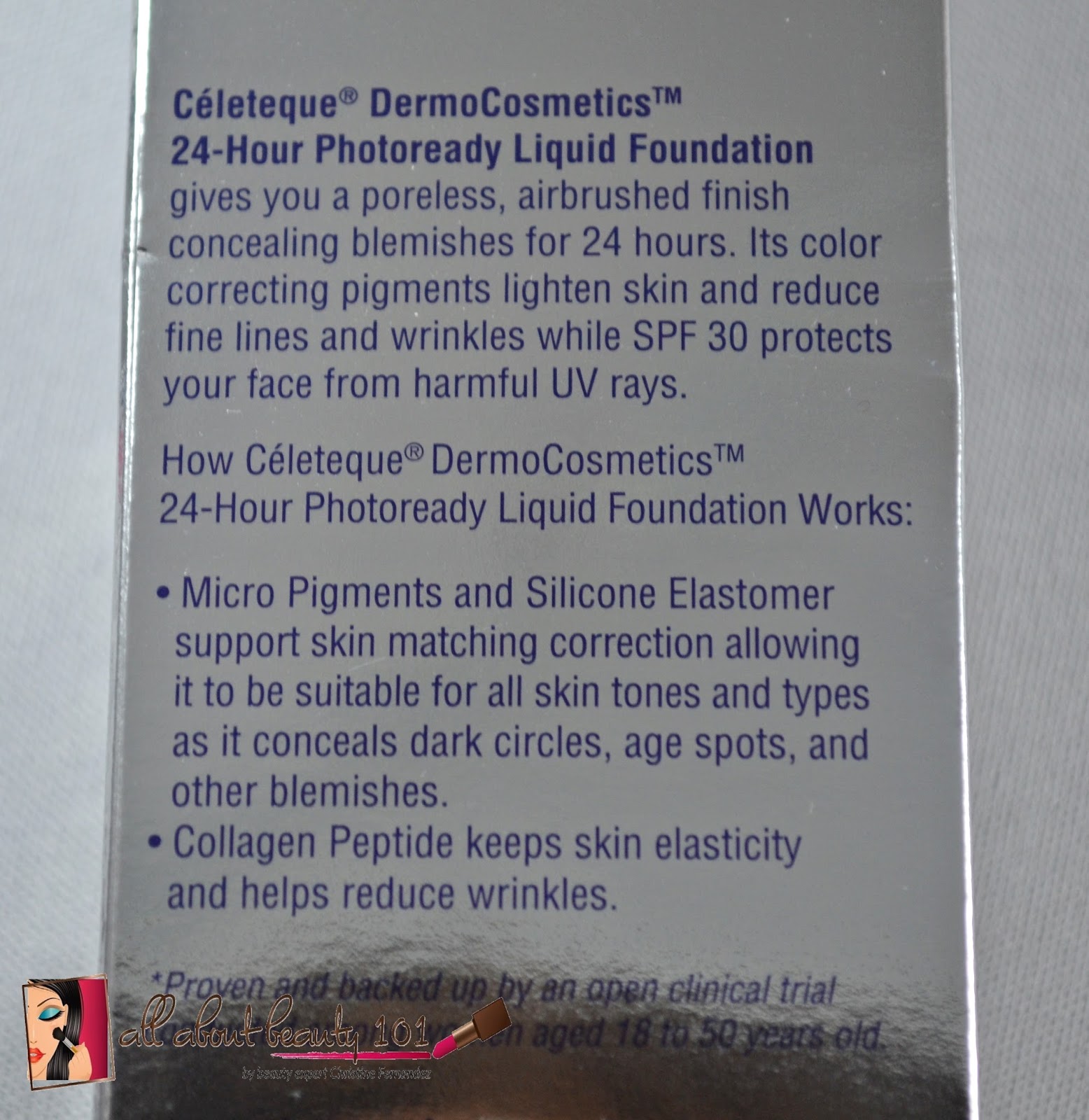 celeteque liquid foundation