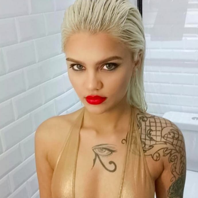 The New IT Model Amina Blue Rocks her Ink in the Fashion Scene. 