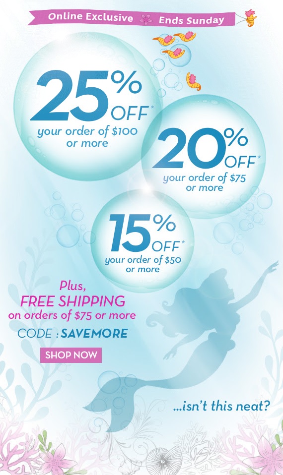 Chloe's World of Disney: Up to 25% Off Your Order at DisneyStore.com