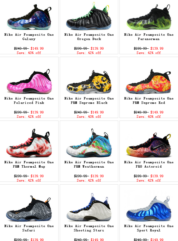 Nike Air Foamposite Schoenen 