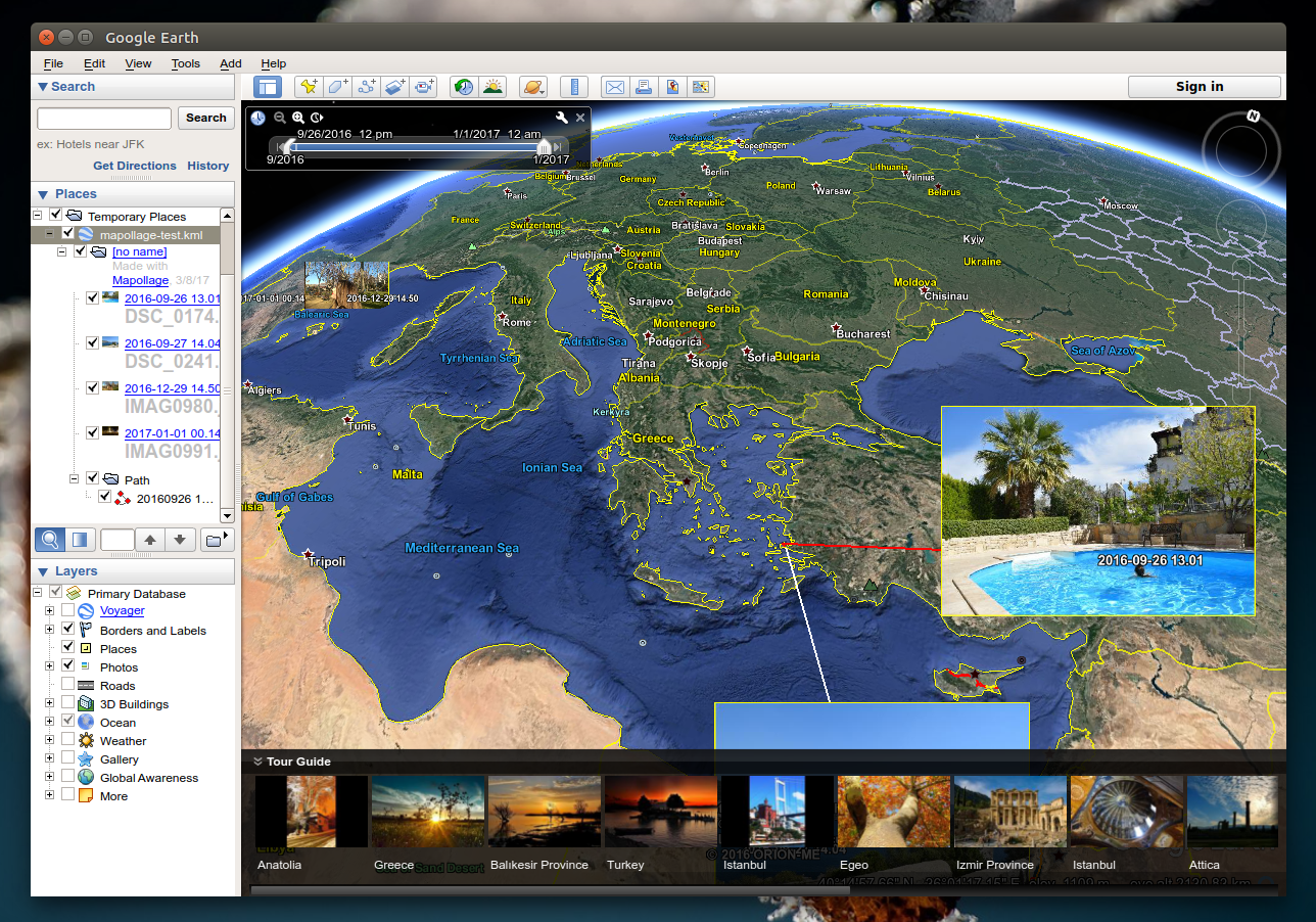 Import Your Geotagged Photos In Google Earth With Mapollage (KML File