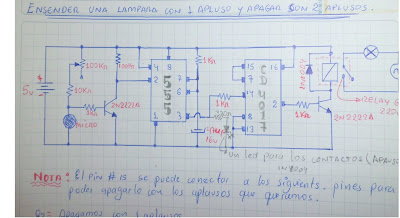 CIRCUITO INTERRUPTOR CON APLAUSOS.