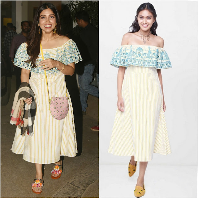 Bhumi Padnekar Wore A Casual Global Desi Dress