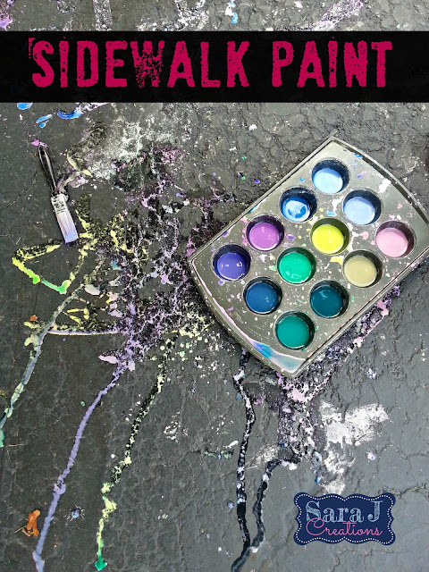 Sidewalk Paint | Sara J Creations