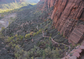 Trail up to Scouts Lookout, Zion National Park