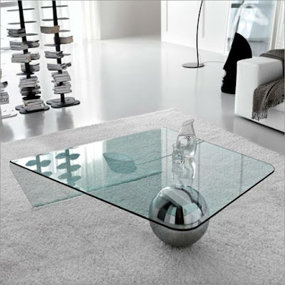 Glass coffee table Glass coffee table