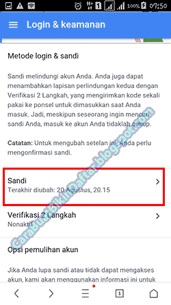 Cara Mengubah Kata Sandi Email Gmail Di Hp Android Yang Lupa - cbbdblog.net