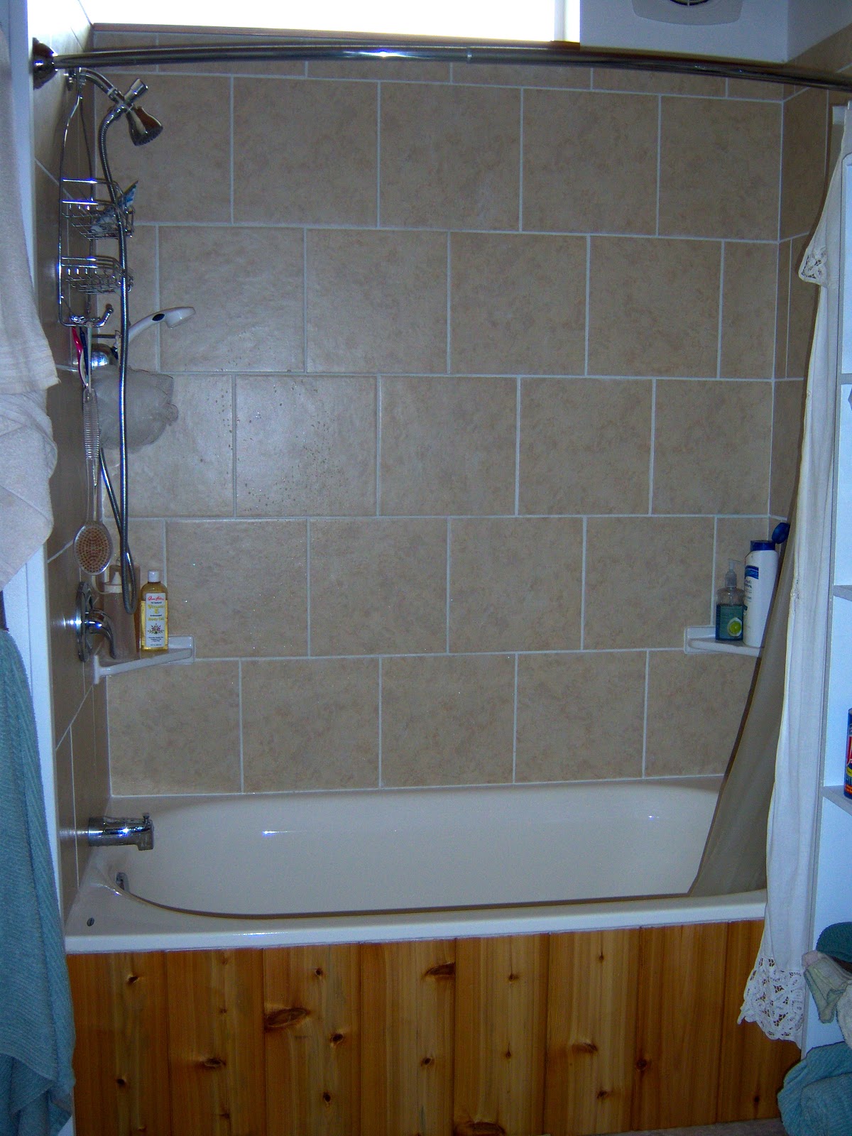 Kott in the Garden DIY Tile Shower/Tub Surround