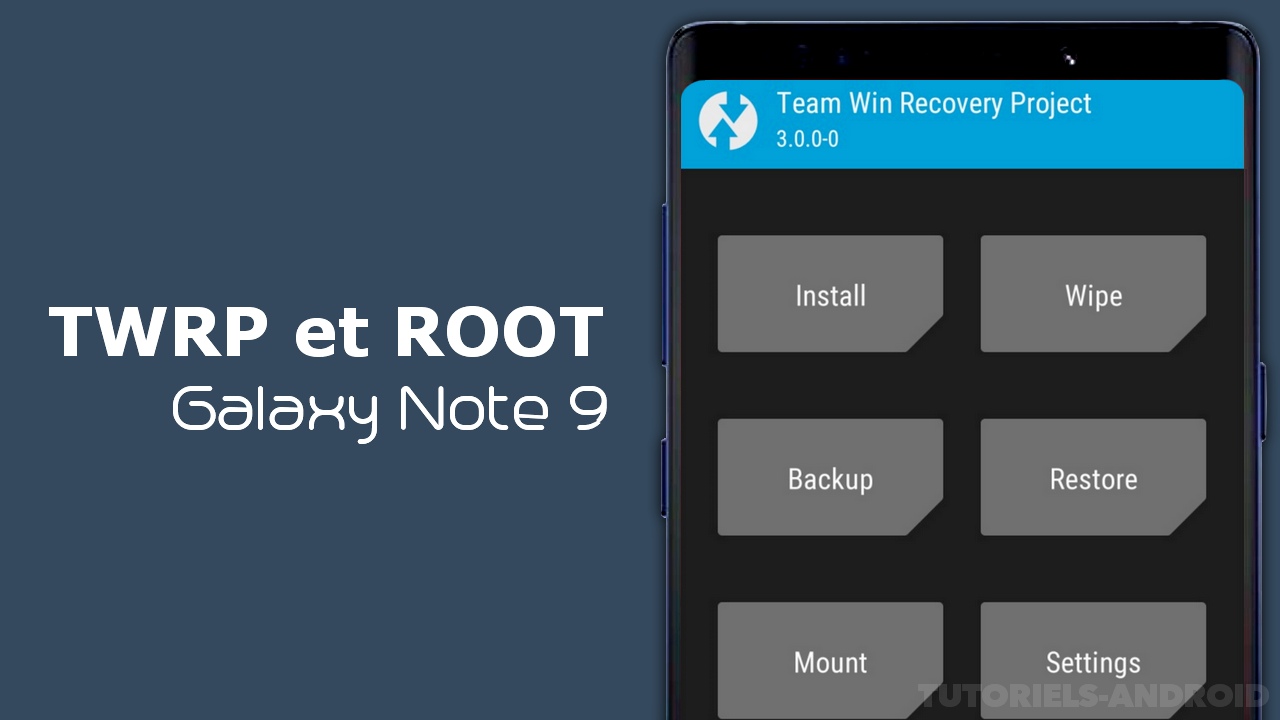 ROOT et TWRP pour GALAXY Note 9