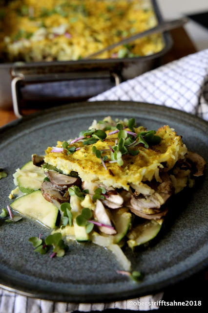 Gemüse Reis Auflauf mit Curry
