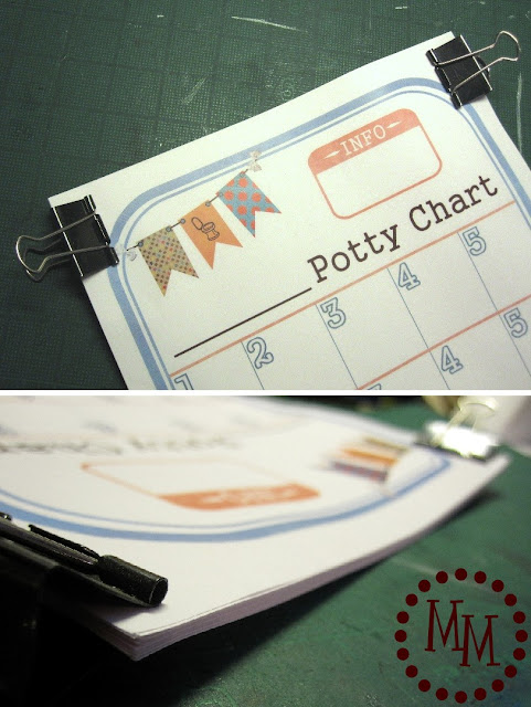 Potty Training Chart Free Printable Notepad