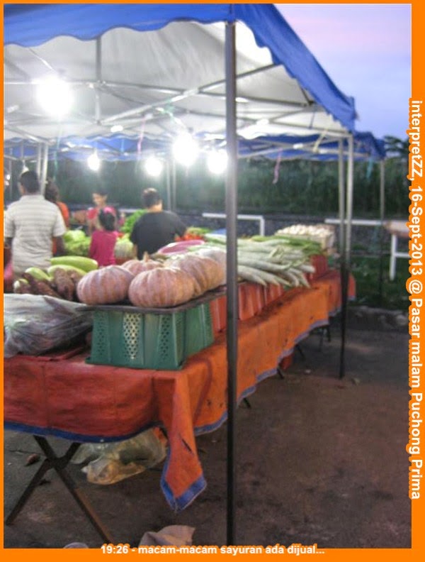 gambar sayur-sayuran yang dijual di pasar malam