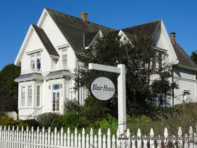 exterior of the Blair House Inn in Mendocino, California