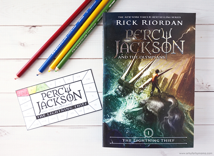 percy jackson reading challenge with free printable bookmarks artsy