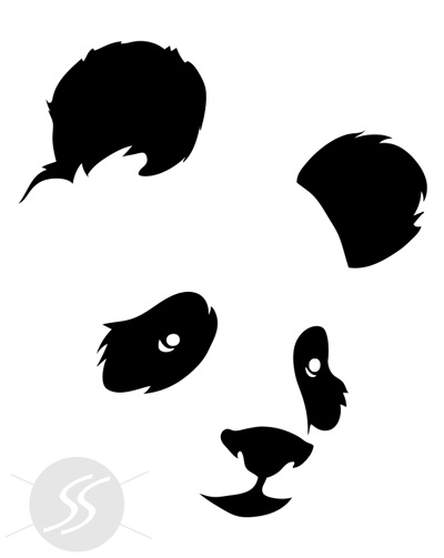 Adesivo decorativo panda Adesivo decorativo panda