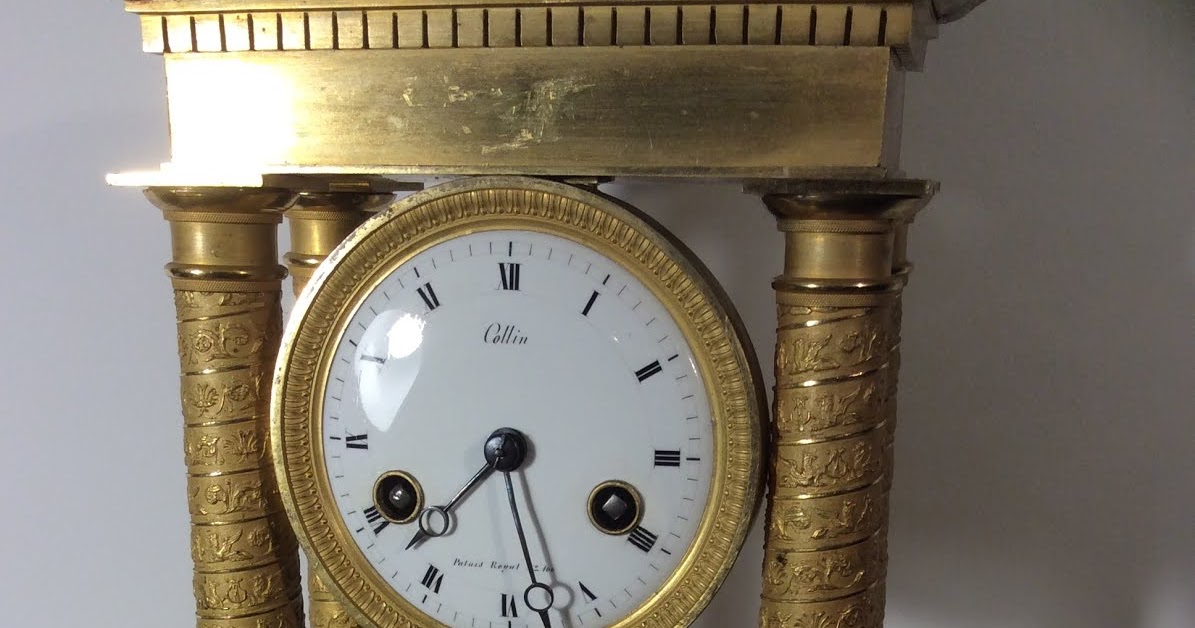 Restauración de Antigüedades: Reloj de pórtico francés