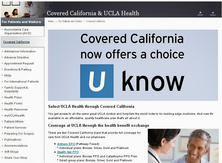 UCLA Faculty Association UCLA and the Covered California Exchange (the