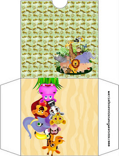 Baby Jungle Free Printable CD Case.