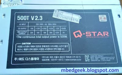 Power Supply Unit Specifications