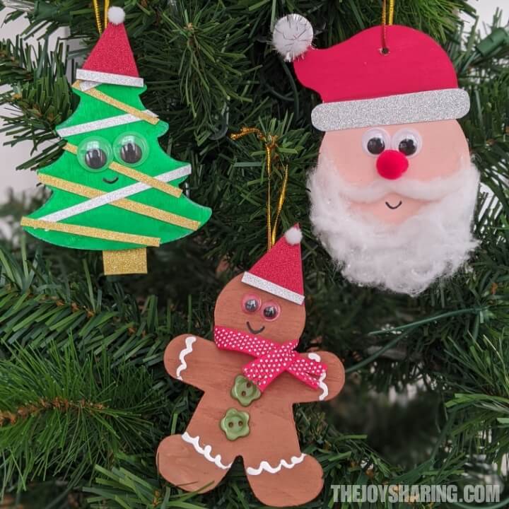 homemade christmas tree decorations kids