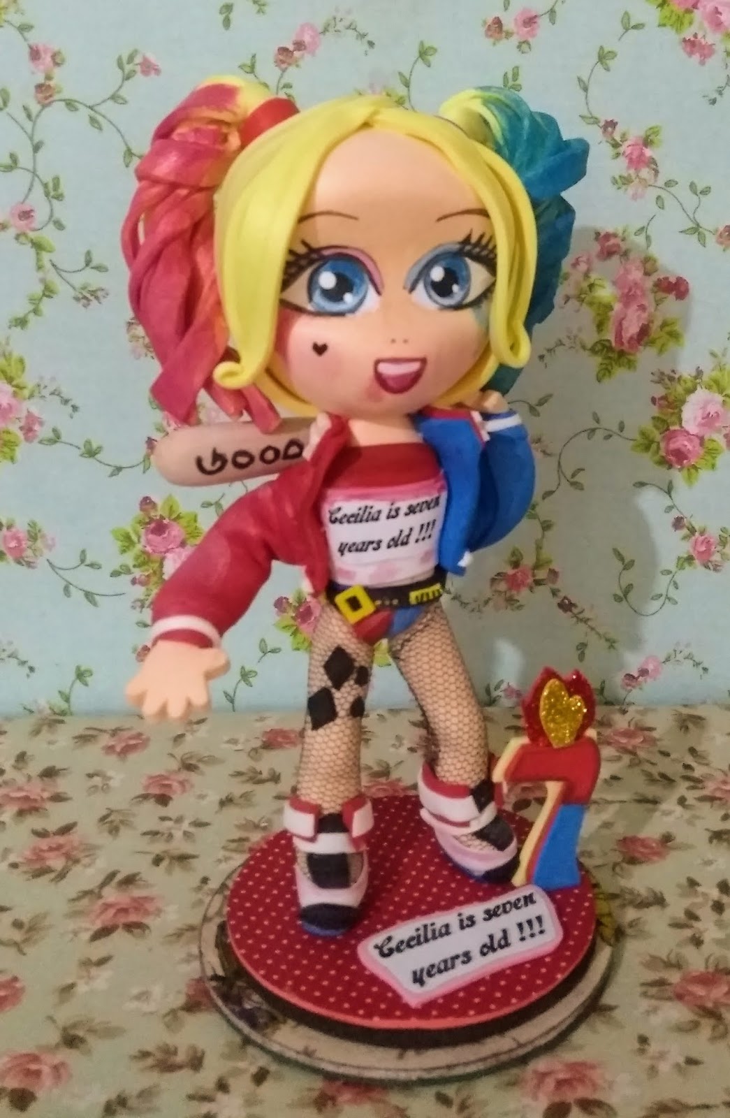 Boneca de pano harley quinn  Produtos Personalizados no Elo7