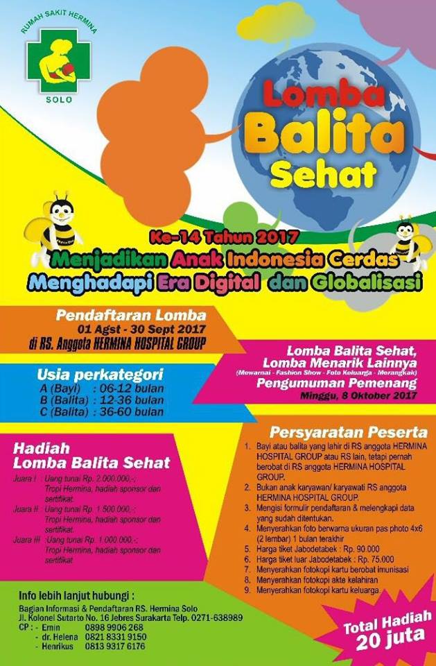 Lomba Balita Sehat 2017 - lomba foto bayi balita anak 2021