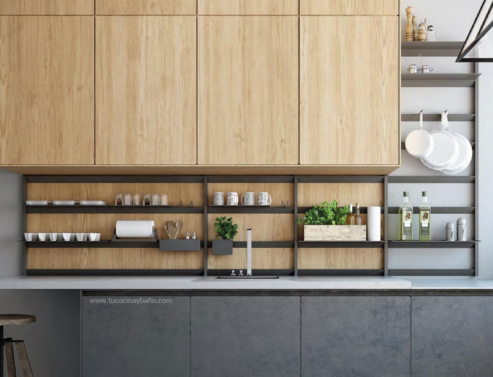 YouK, estanterías modulares de estilo Industrial para tu cocina - TPC  Cocinas