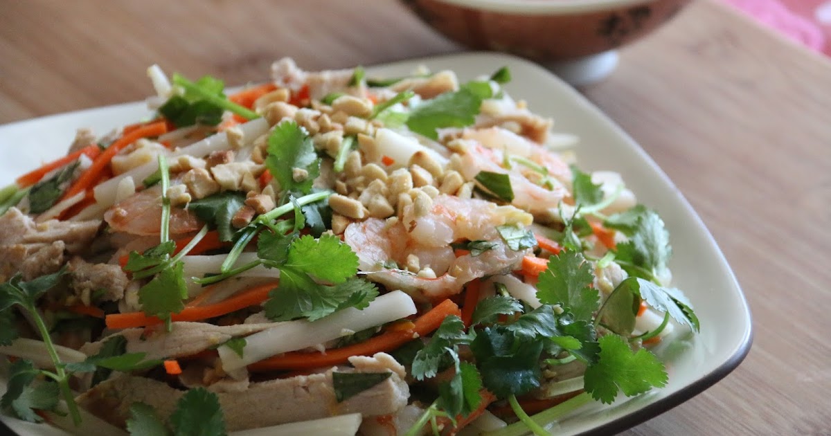 Boriville Vietnamese Lotus Root Salad (Goi Ngo Sen Tom Thit) Recipe