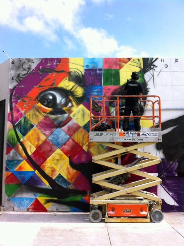 Kobra Work In Progress For Art Basel ’13 Wynwood, Miami StreetArtNews