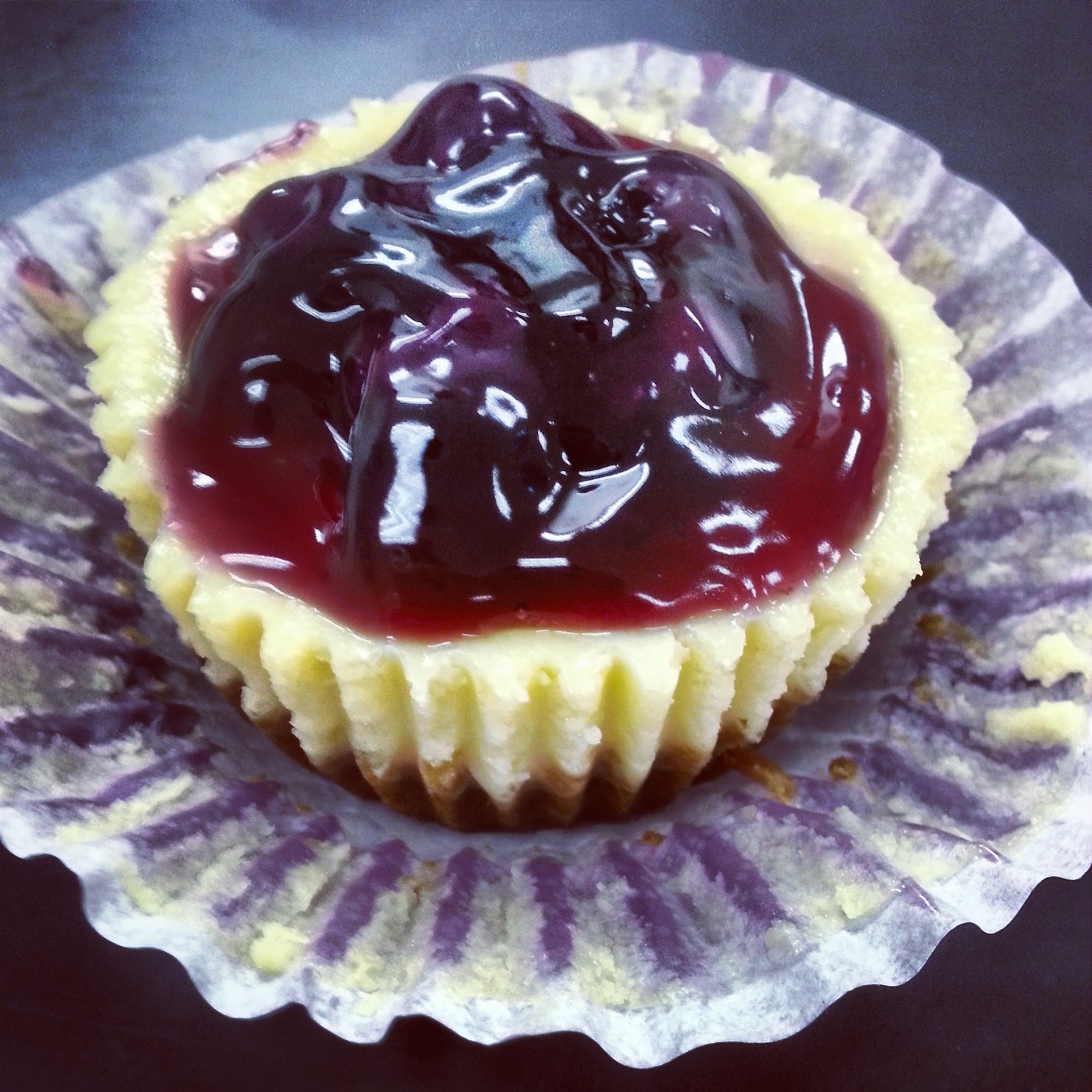 Heartfelt Hints of Heaven Blueberry Cheesecake Cups