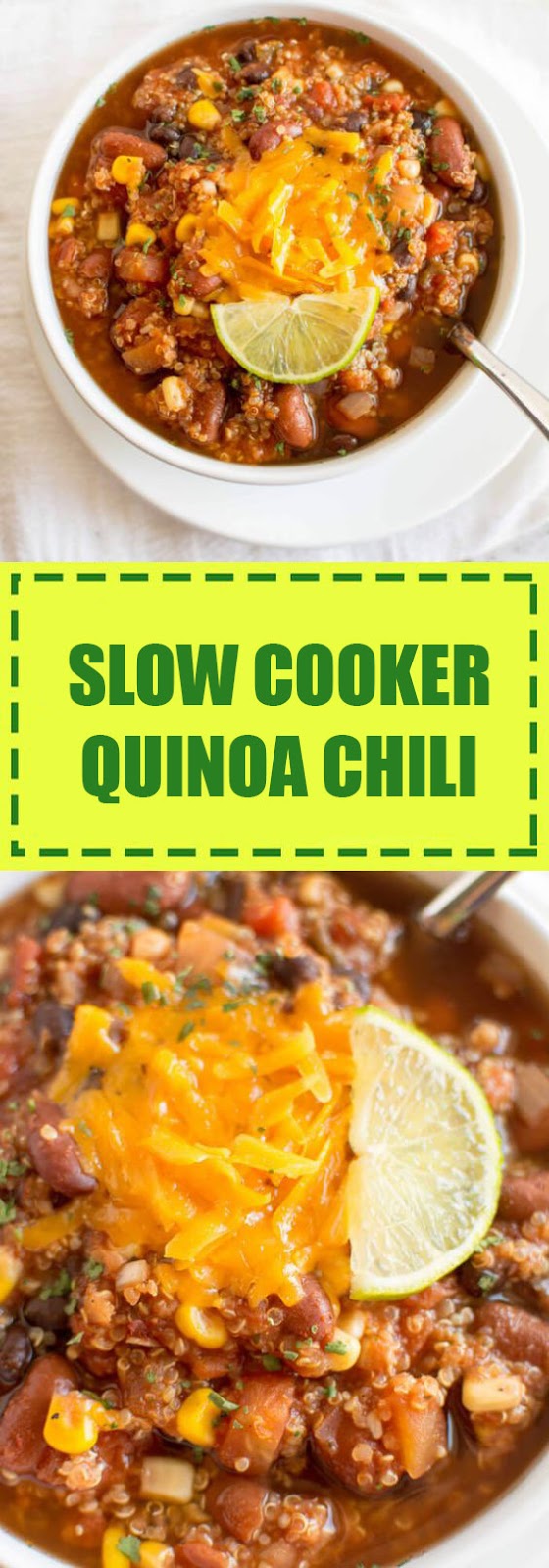 Slow Cooker Quinoa Chili Recipe Slow Cooker Quinoa Chili Recipe