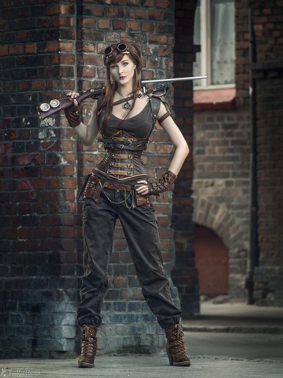 Steampunk Fashion Guide: Monochromatic Steampunk Style: Shades of Brown