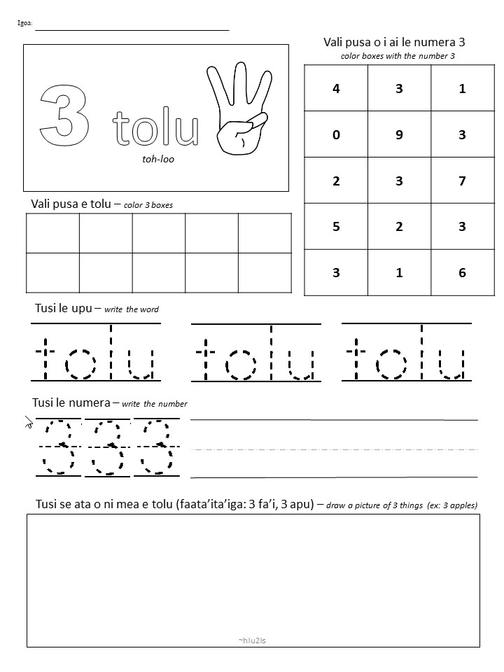 Samoan for Kids Samoan Numbers Count in Samoan!