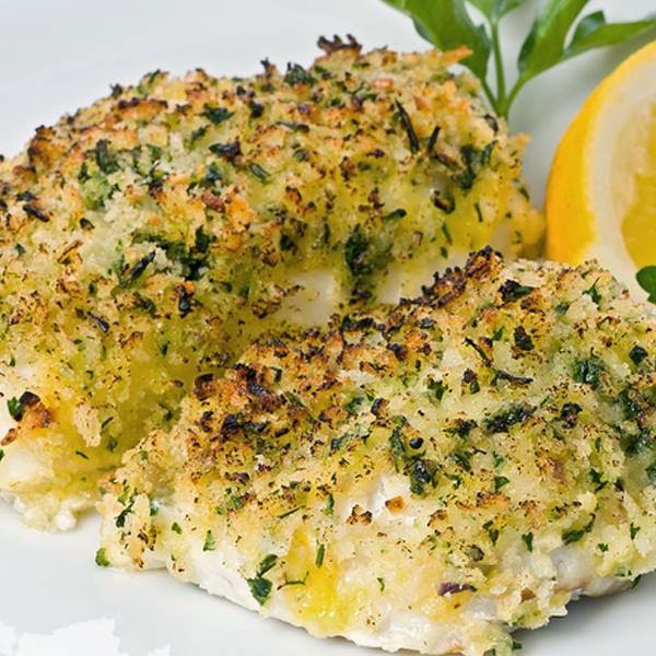 Hanneica's Kitchen Breaded Grilled Lemon Dill Fish