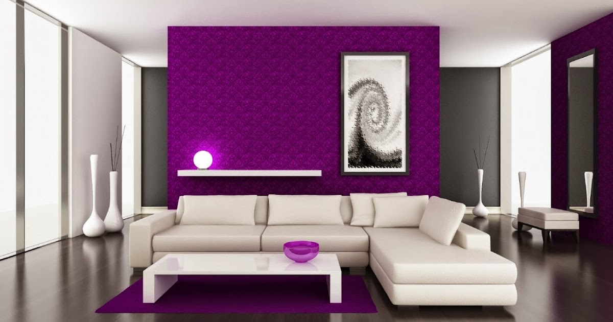 DECORACIÓN DE SALAS EN COLOR VIOLETA : Decoración del Hogar, Diseño de